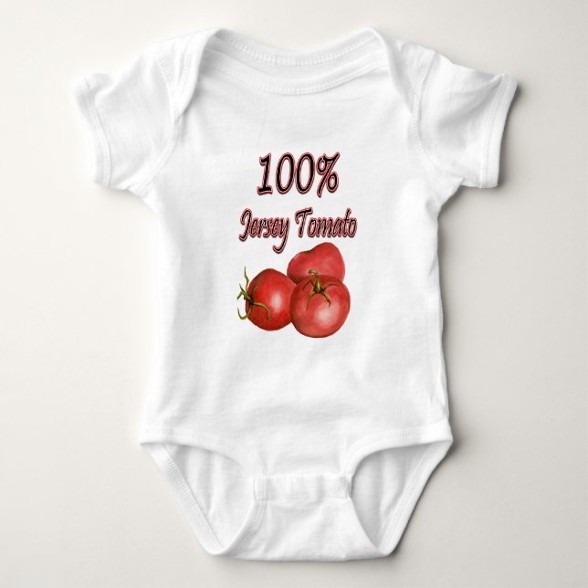 100 % Jersey Tomato T-shirt (Framsida)