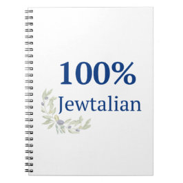 100% Jewtalian Journal Anteckningsbok