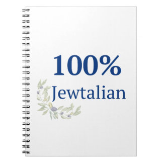 100% Jewtalian Journal Anteckningsbok