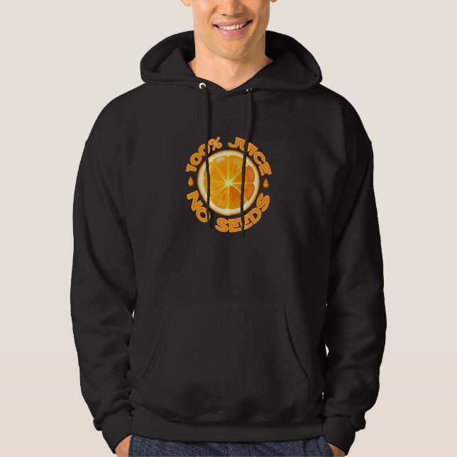 100 Juice Inga Frön  Vasectomy Design Hoodie (Framsida)