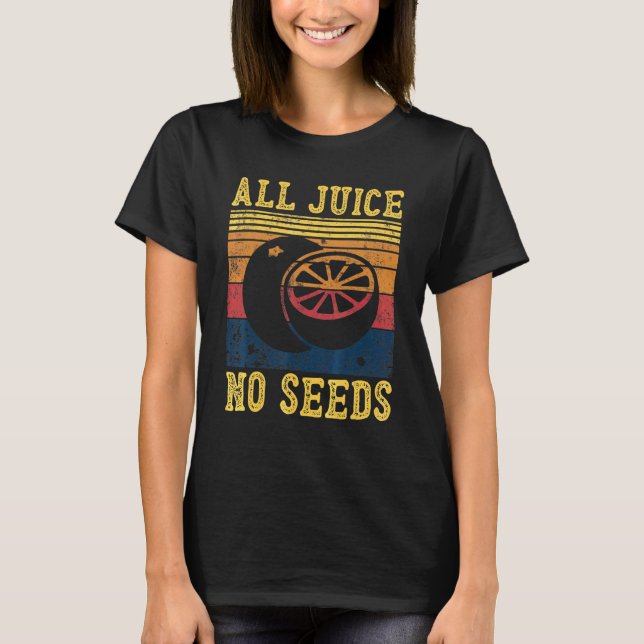 100 Juice Inga Frön Vasectomy Herr T Shirt (Framsida)