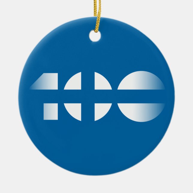 100 JULGRANSPRYDNAD KERAMIK (Framsidan)