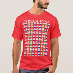100 Kaffe koppar Lärare 100-årsdagen av skolans ny T Shirt