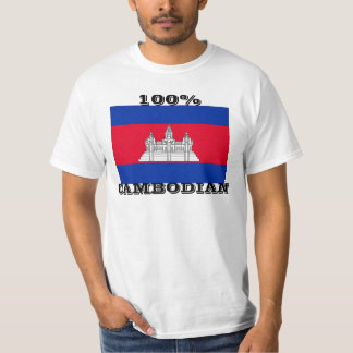 100% KAMBODJANSKA SKJORTA T SHIRT