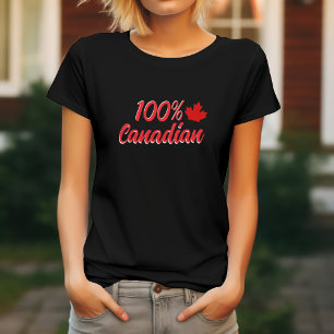 100 % kanadensiska t shirt