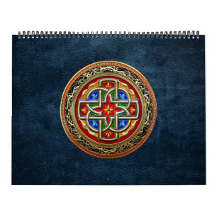 [100] Keltiska Kor [Guld+Enamel] Kalender