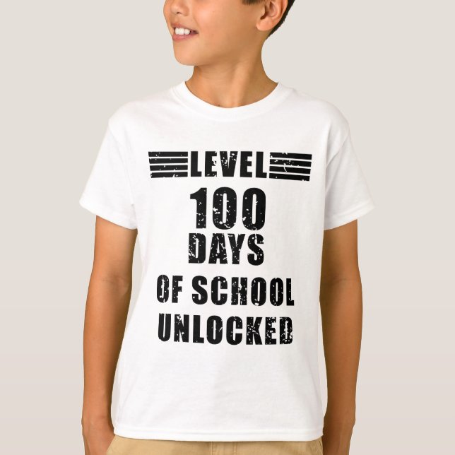 100-klassens upplåsta spelarpojke för coola t shirt (Framsida)