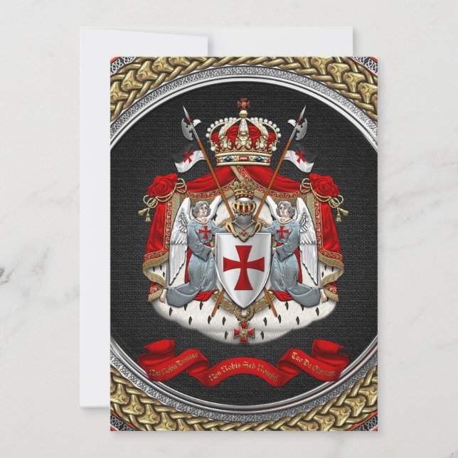 [100] Knight Templar Jackar av Arm (Framsida)