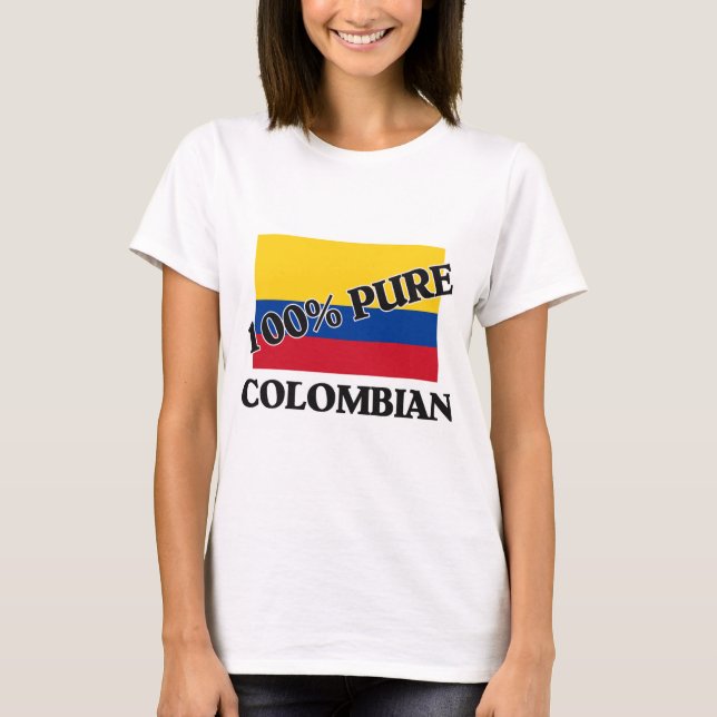 100 % KOLOMBIAN T-SHIRT (Framsida)