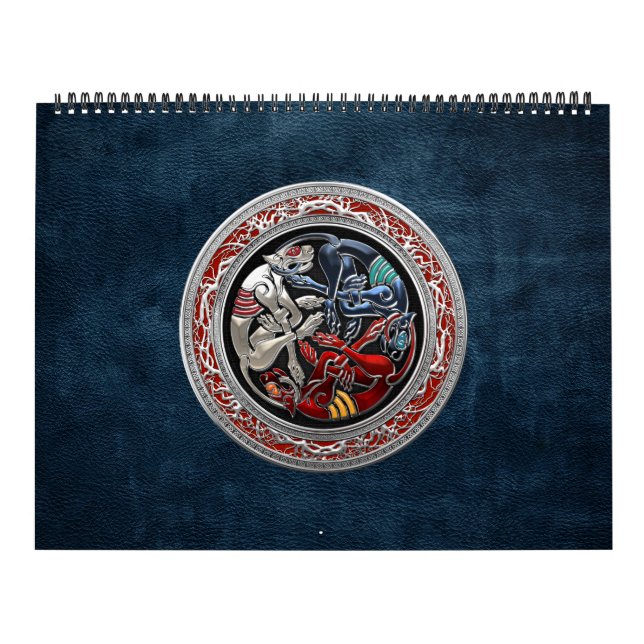 [100] Kortfristiga lån - tre Hundar på Silver Kalender (Omslag)