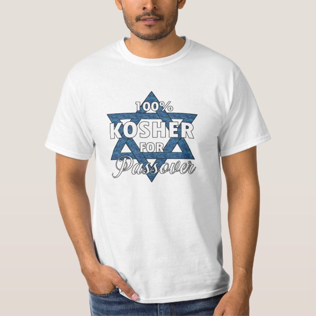 100 % Kosher för Pesach T-Shirt (Framsida)