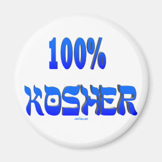 100 % kosherjudisk gåva magnet