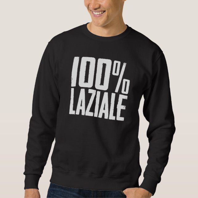 100 Laziale Lazio Pride Premium Lång Ärmad Tröja (Framsida)