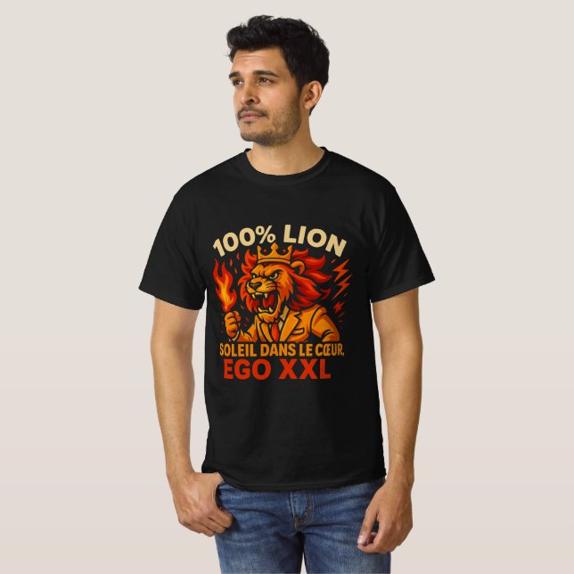 100 % LION T SHIRT (Hel framsida)