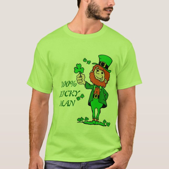 100 % Lucky Man T-shirt (Framsida)