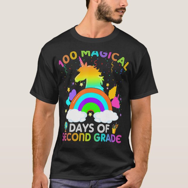 100 magiska dagar av andra Klass-cute-föreningen 1 T Shirt (Framsida)