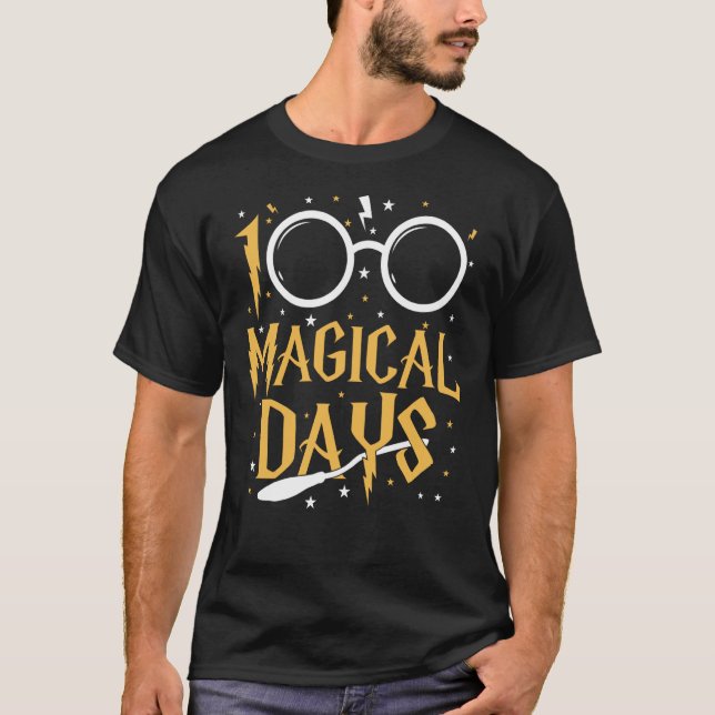 100 magiska dagar för lärare i Studenter T Shirt (Framsida)