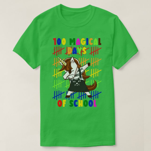 100 magiska dagar för skolennskolan 12 t shirt (Design framsida)