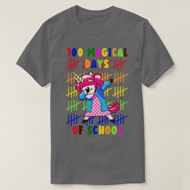 100 magiska dagar för skolennskolan 16 t shirt (Design framsida)