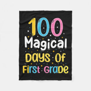 100 magiska dagar första Klass 100-dagen i skolan Fleecefilt