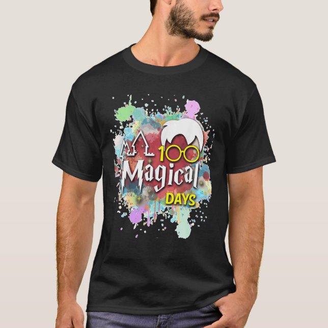 100 magiska dagar, guide 100 dagar i skolan Vatten T Shirt (Framsida)