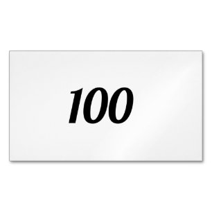 100 MAGNETISKA VISITKORT