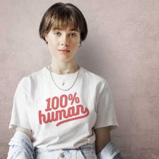 100 % människor t shirt
