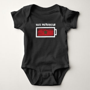 100 % marockansk Flagga T Shirt