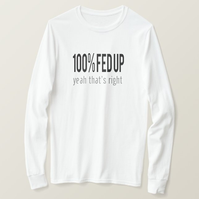 100 % Matat upp T-shirt (Design framsida)