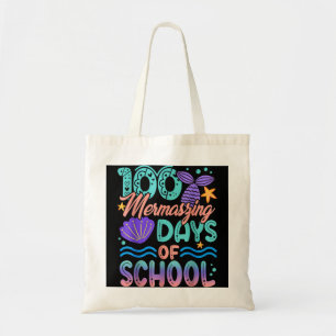 100 Mermaing Days of School Sjöjungfru 100 Day Gir Tygkasse