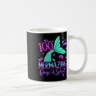 100 Mermaing Days Sjöjungfru 100-dagarsdag för sko Kaffemugg