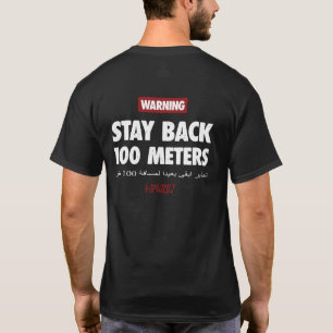 100 Meters Svart T-shirt för Militära Veteraner, H