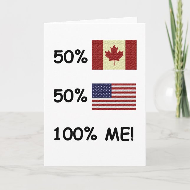 100% MIG kanadensare/amerikan Kort (Framsida)