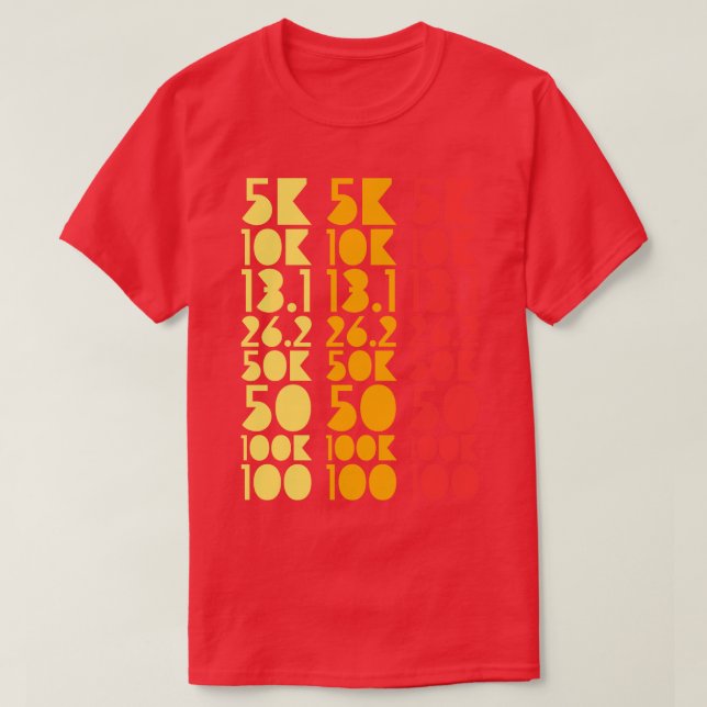 100 Miles Ultramarathon Gift All Avstånd Springer T Shirt (Design framsida)