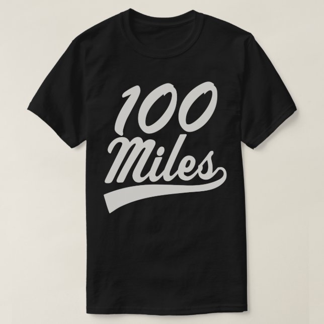 100 miles Ultramarathon Ultra Springer Trail Runni T Shirt (Design framsida)