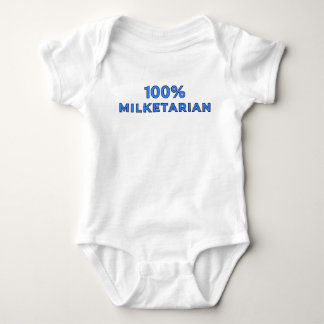 100% Milketarian - Blå T Shirt