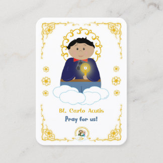 100 Mini Bl. Carlo Heliga Cards Visitkort