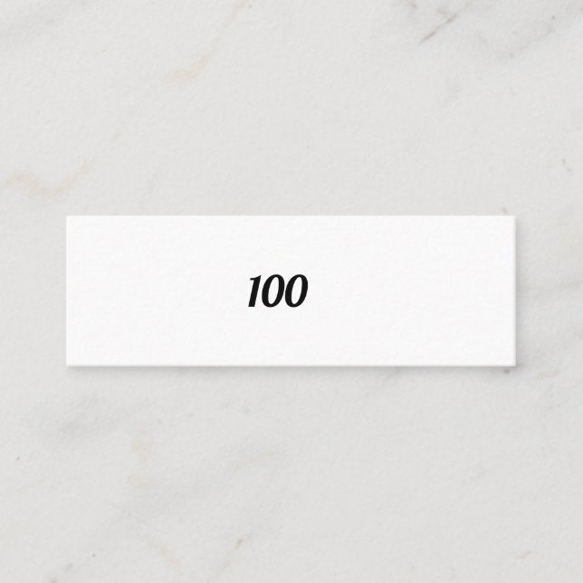 100 MINI VISITKORT (Framsida)