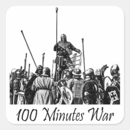 100 minuter Krig, Herr Doug Sticker Fyrkantigt Klistermärke
