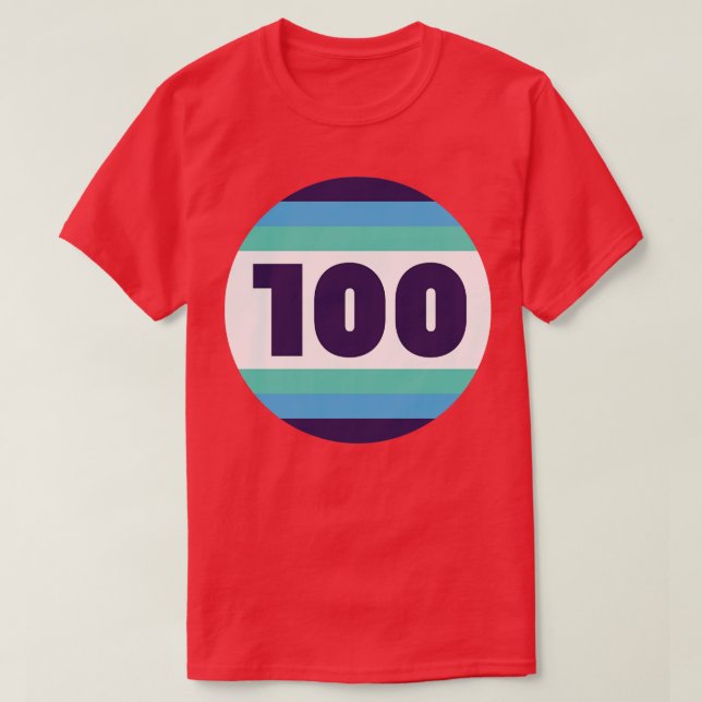 100 ml-slang och ultraljudscirkel 1 t shirt (Design framsida)