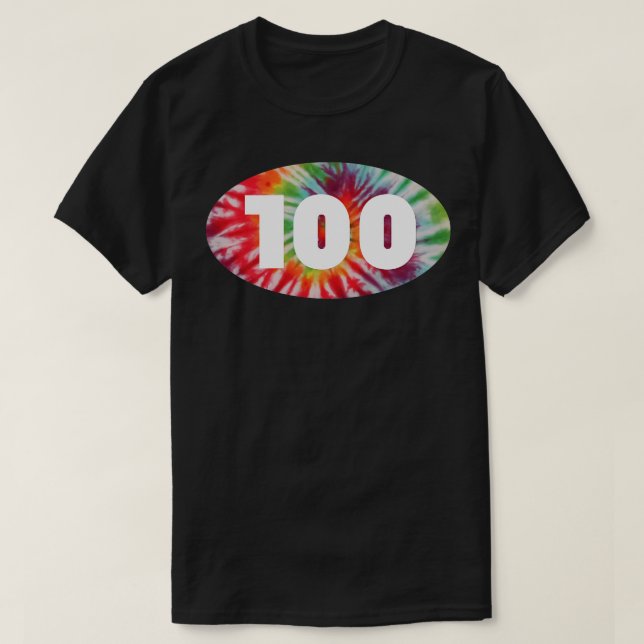 100 ml Ultramarathon Tie Dye Ultra T Shirt (Design framsida)