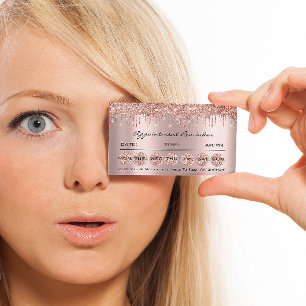 100 möte snärtar för påminnelsekortMakeup steg Visitkort