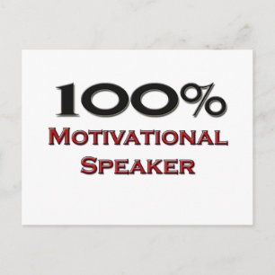 100 % motiv högtalare vykort