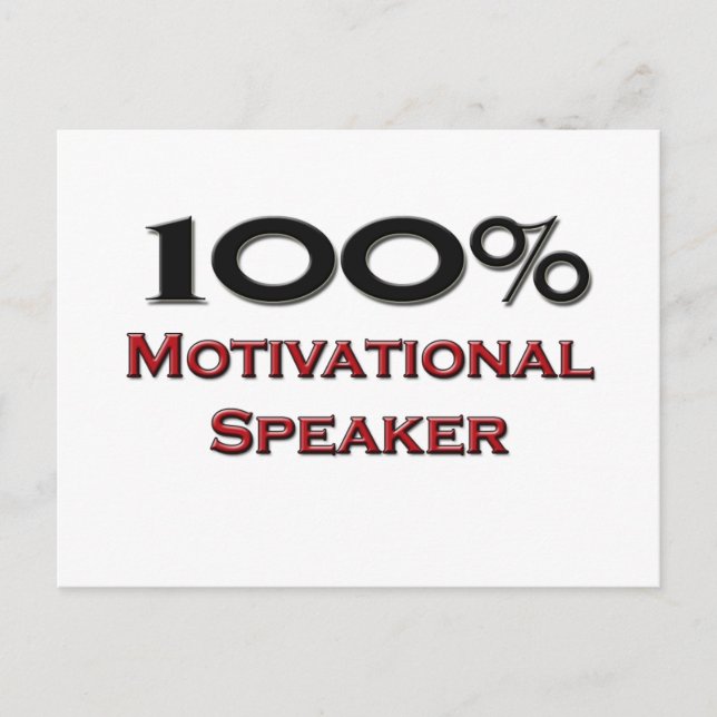 100 % motiv högtalare vykort (Framsida)