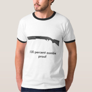100 motståndskraftig procent zombie t-shirt