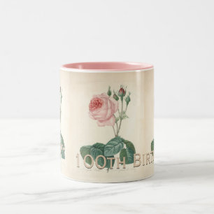 100. Mugg för ro för födelsedagfirandevintage