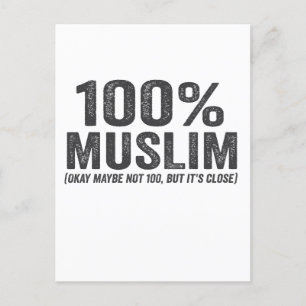 100 muslimska Oky kanske inte 100 underbara Ramada Meddelande Vykort