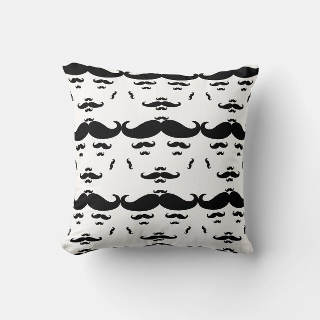 100 % Mustache Kudde (Framsida)