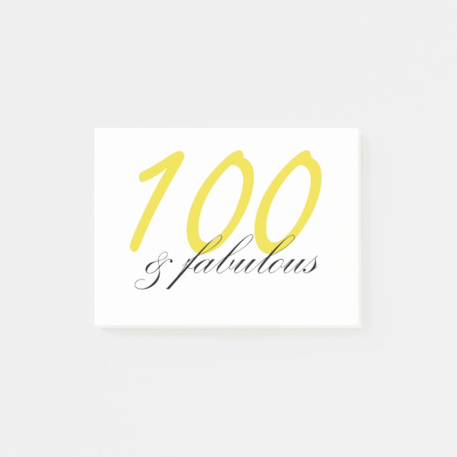 100 n Fabulous Post-it Block (Framsida)