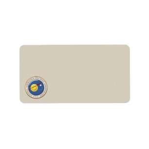[100] NASA Emblem [3D] Adressetikett